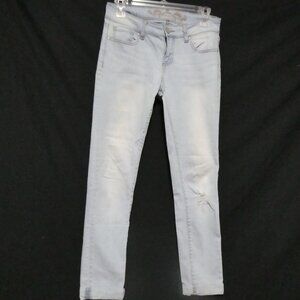 WAX JEAN damaged / destroyed look faded blue denim, size 5 BNWOT